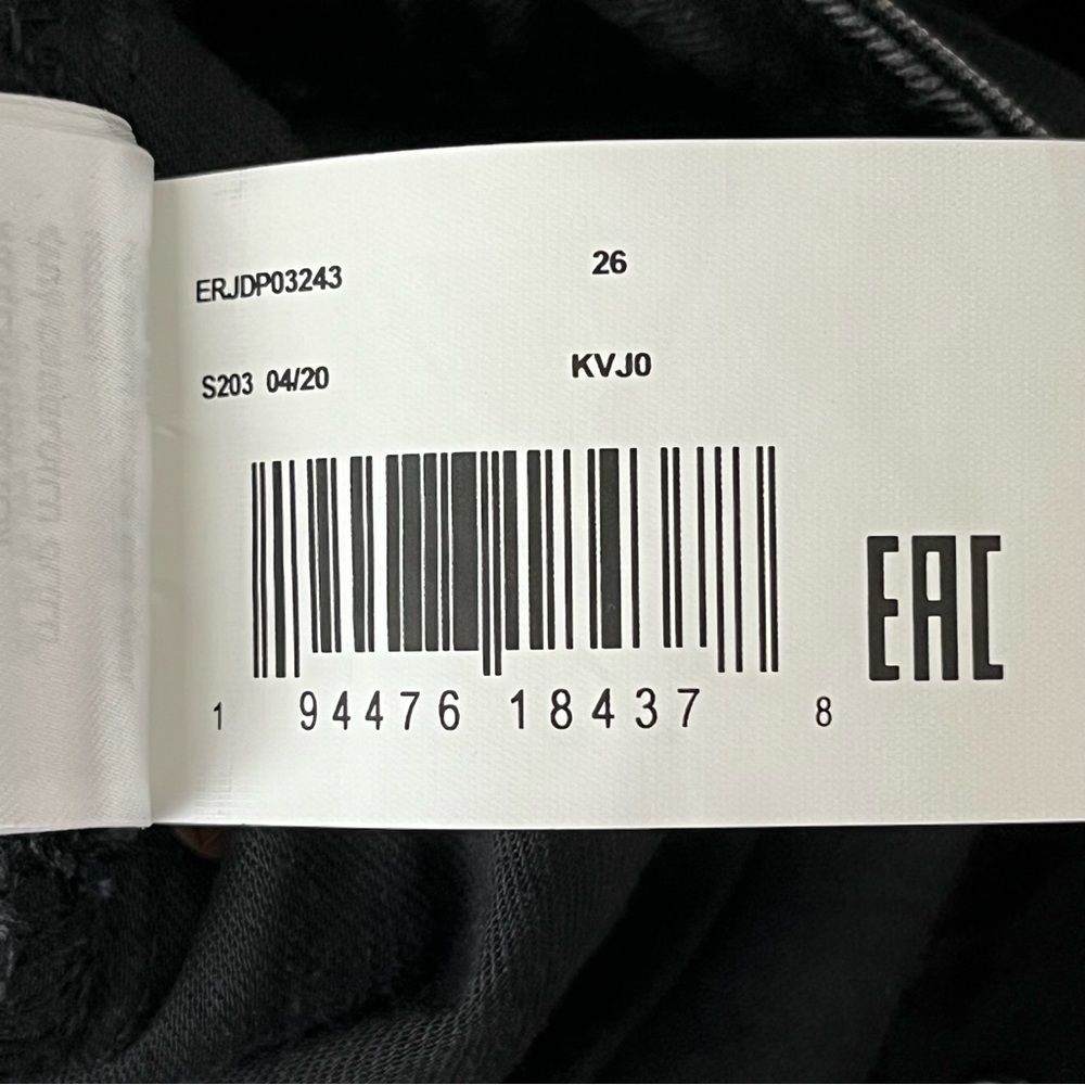 ROXY NWT COOL MEMORY BLACK SKINNY JEANS 26 - Picture 15 of 15